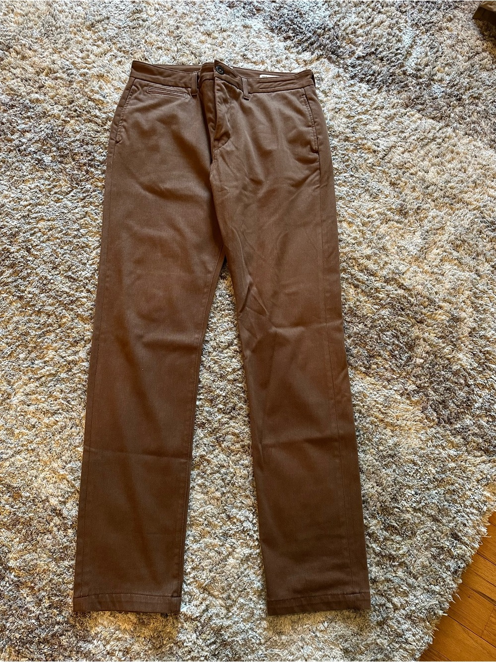 Men's Brown Chinos - Sleek Everyday Khakis